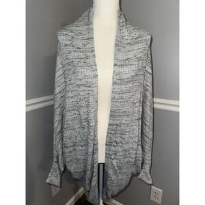 Mossimo Cardigan Womens Size XL Batwing Sleeves Draped Round Hem Open Front